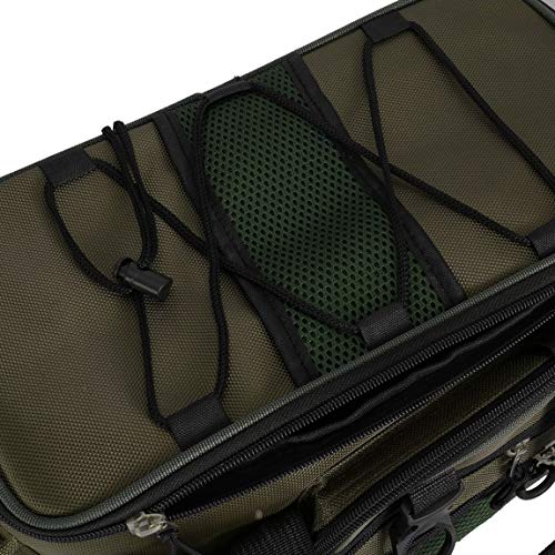 SeniorMar-UK DBSUFV 2017 Multifunktions-Canvas-Angeltasche Lure Fishing Tackle Pack mit großer Kapazität Outdoor… – Bild 5