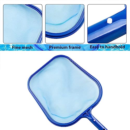 Image of PROBEROS Swimming Pool Cleaning Net, 1.6m Long Handle for Large Leaf Debris