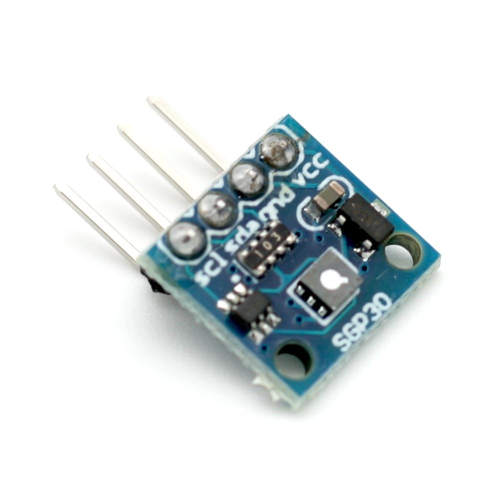 SGP30 Luftqualitätssensor Modul | TVOC & eCO2 Messung | Gas Sensor für z.B. Arduino & Raspberry Pi | I2C Interface 3,3V/5V Kompatibel | Für Smart Home & IAQ Projekte