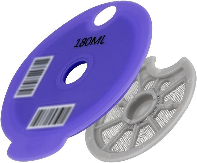 for Tassimo Coffee Discs for Bosch Coffee Capsule Refillable Reusable Pod Capsule Stainless Steel Coffee Filter for Bosch Tassimo Coffee Machine (180ml)