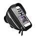 Produktbild Gaodpz Radfahren Fahrrad Fahrrad-Kopf-Rohrlenker Handy-Handy-Beutel-Kasten-Halter-Schirm-Telefon-Einfassung Taschen Fall for 6.5in (Farbe : Black, Size : Other)