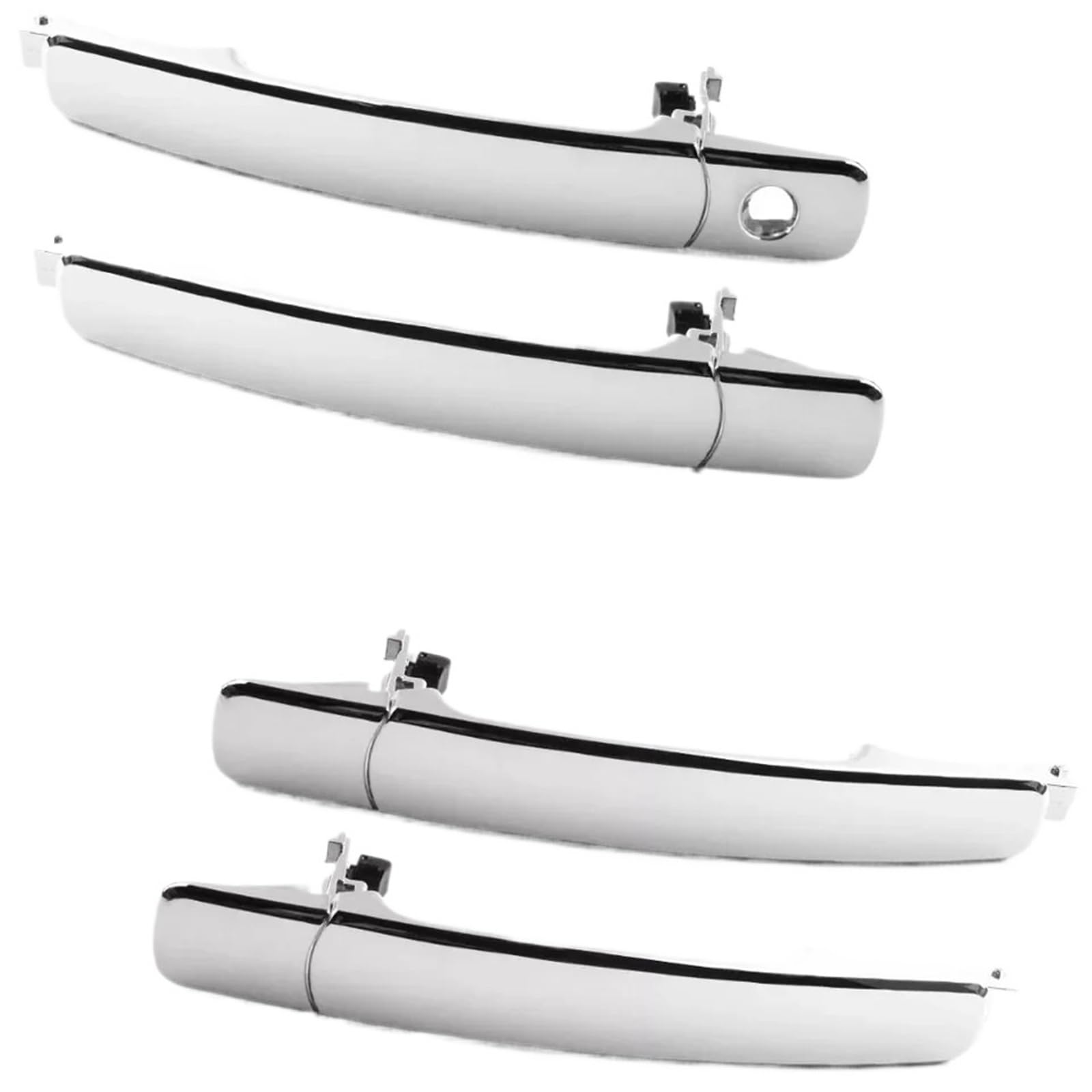 DUHNXUJ Car Door Handle for Infiniti FX35 FX45 2003-2008 4Pcs Exterior Door Handle Chrome Front Rear