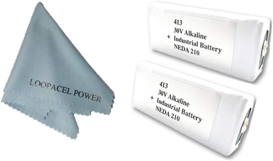 LOOPACELL 2 413 30V Alkaline Industrial Battery NEDA 210 Cloth