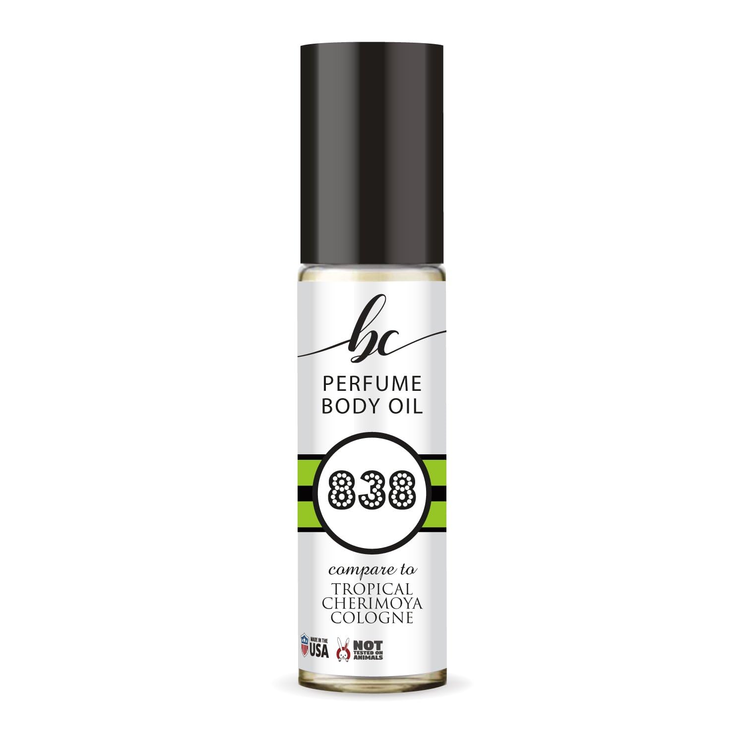 BC Perfume 838 Inspired by Jo M Tropical Cherimoya Cologne For Women Men Fragrance Body Oil Roll-On 0