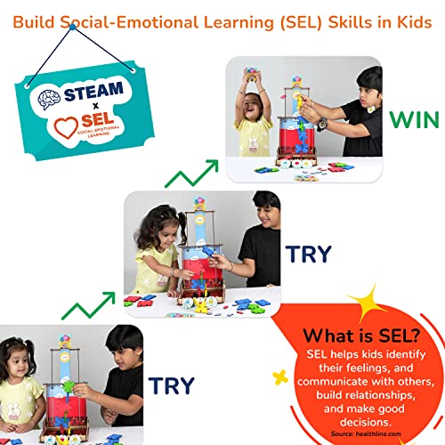 Image of Smartivity Eq Building Kit For Kids 4 To 8 Years|Best For Early Social & Emotional Development Toy For Boys & Girls Age 4-5-6-7|Educational Activity Game|Made By Iit Delhi Alumni,Multicolor