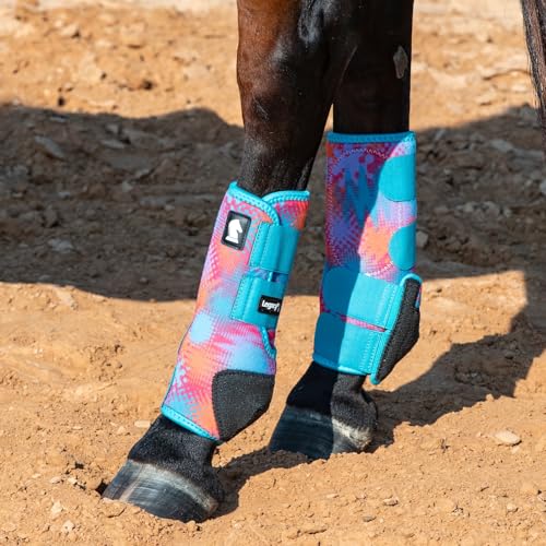 Image of Classic Equine Legacy2 Support Boots, Front and Hind