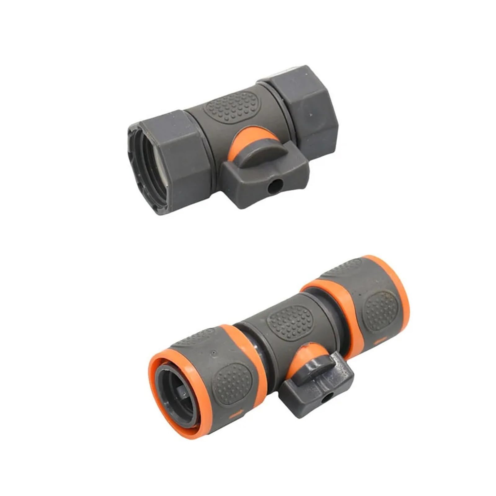 Conector rápido for manguera de jardín 1/4", 3/8", 1/2", 3/4" y 1 pulgada, for grifo agua, acoplador for pistola, accesorio for tubería riego(Army green-1)