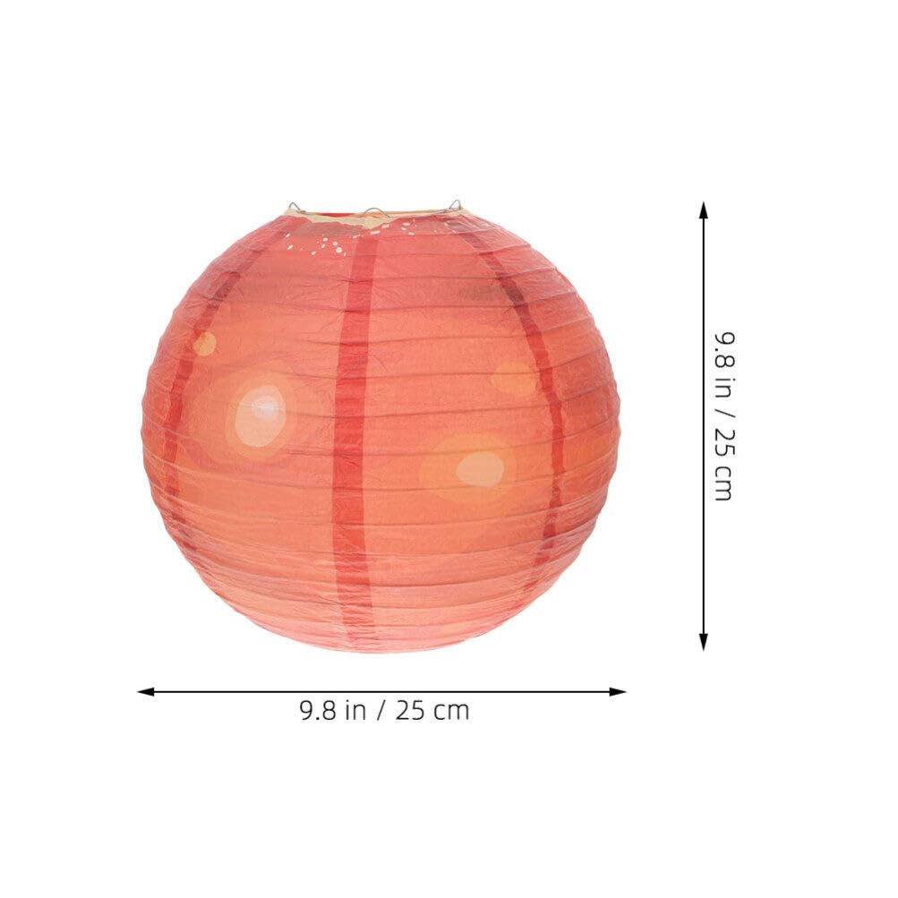 HOLIDYOYO Planet, 8pcs 10 Inch Outer Space Party Decorations Solar System Planets Lantern for Kids Space Theme Party Birthday Room Decorations