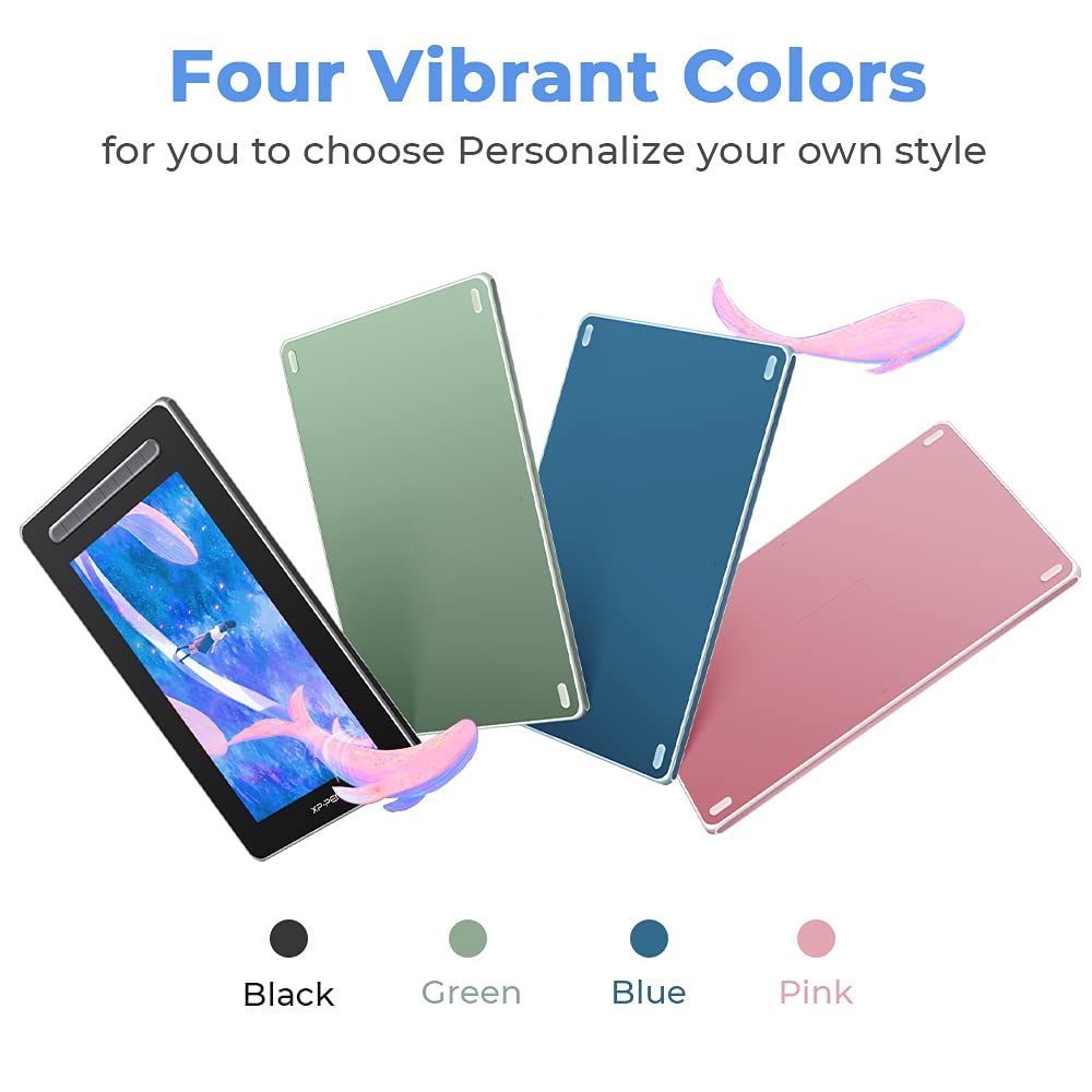XPPen Artist 12 2nd Generation Tablette Graphique avec Ecran Entière Laminé en 11.6 Pouces Stylet X3 à 8192 Niveaux Compatible avec Windows Mac Chrome OS Android et Linux (Bleu)