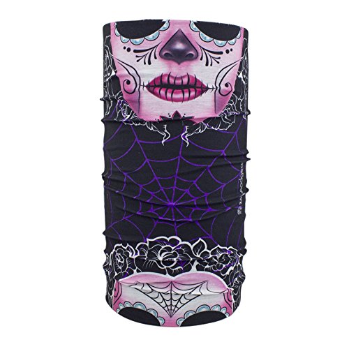 Zanheadgear® Motley Tube® Gaiter Polyester Sugar Skull