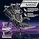 SUKIDA Gaming Stuhl Computerstuhl Ergonomischer Gaming Chair mit Fußstütze Bürostuhl Ergonomischer Computerstuhl mit Lendenwirbelstütze BlackGrey