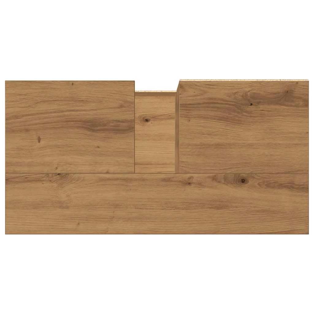 Mueble de Lavabo Madera de ingeniería Roble Artisan 65x33x60 cm,Mobiliario,Muebles de baño,18.05kg-857230