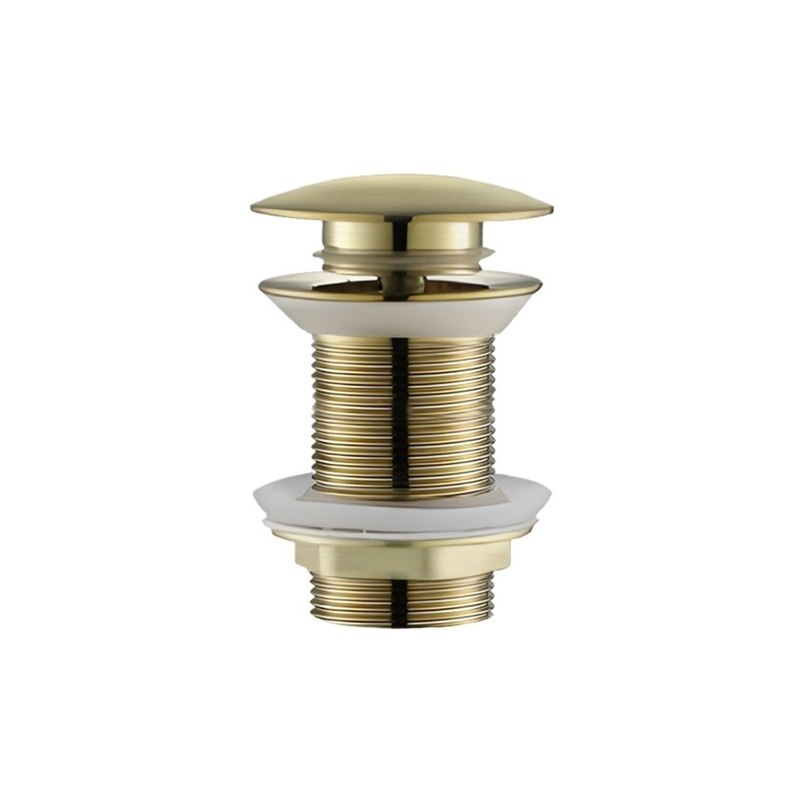 Bathroom Sink Stopper Washbasin Pop Up Drain Plug Cover Waste Pipe Drainer With Or Without Overflow For Bath Accessories(BG No Hole)