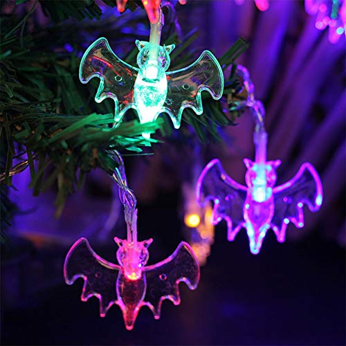 Preisvergleich Produktbild Bat Lichterkette, LED-String Licht, Wasserdicht Fee Lampe, Frostschutzmittel, Weihnachtsdekoration, Warmweiß, Farbe, Batteriebetrieben A-String licht (Farbe : Farbe, Size : 19.6FT 40 LED)