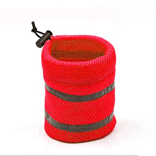 homozy – Tênis elástico de nylon para corrida e caminhada – Vermelho, 145 – 190 cm