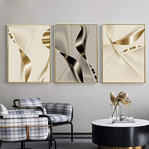 Affiche géométrique moderne argenté pour moderniser une décoration d'intérieur vieillissante