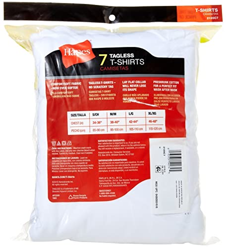 Hanes Men's 7 Pack Freshiq Comfortsoft Crewneck T-Shirt2