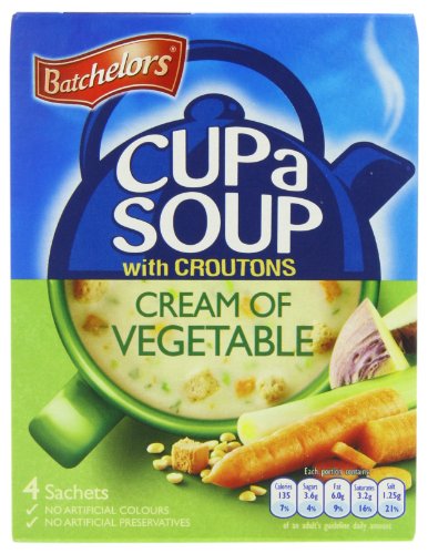 Batchelors Cup a Soup - Creamy Vegetables and Croutons, 122g Carton (B014IS9ELK) Amazon Price History, Amazon Price Tracker