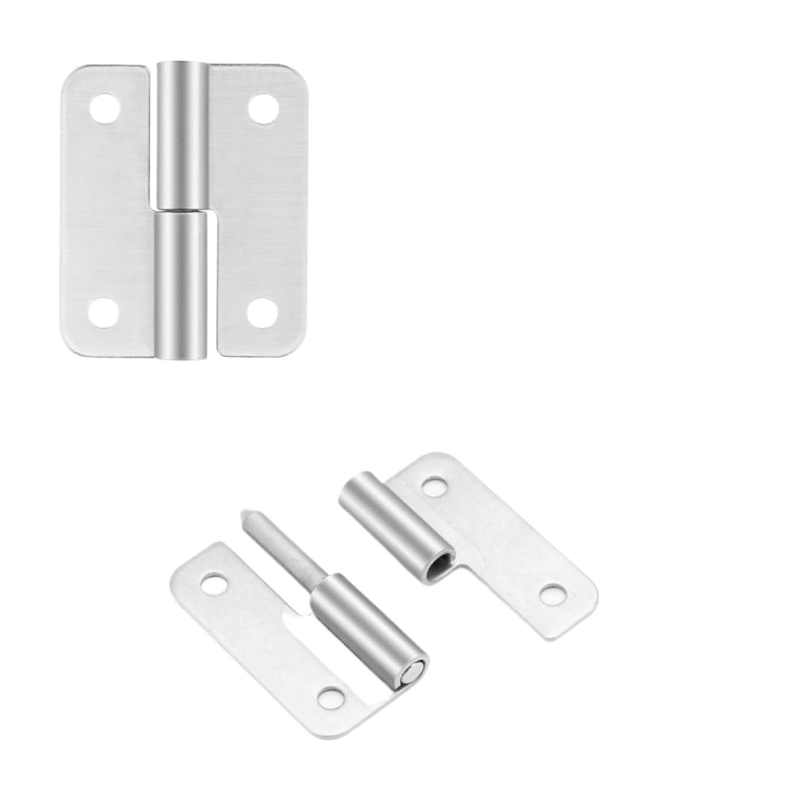 Ryqzhhy White Lift Off Hinges Lift Off Hinge 304 Detachable Slip Joint Flag Hinges Suitable For Wooden Metal Boxes Tool Chests