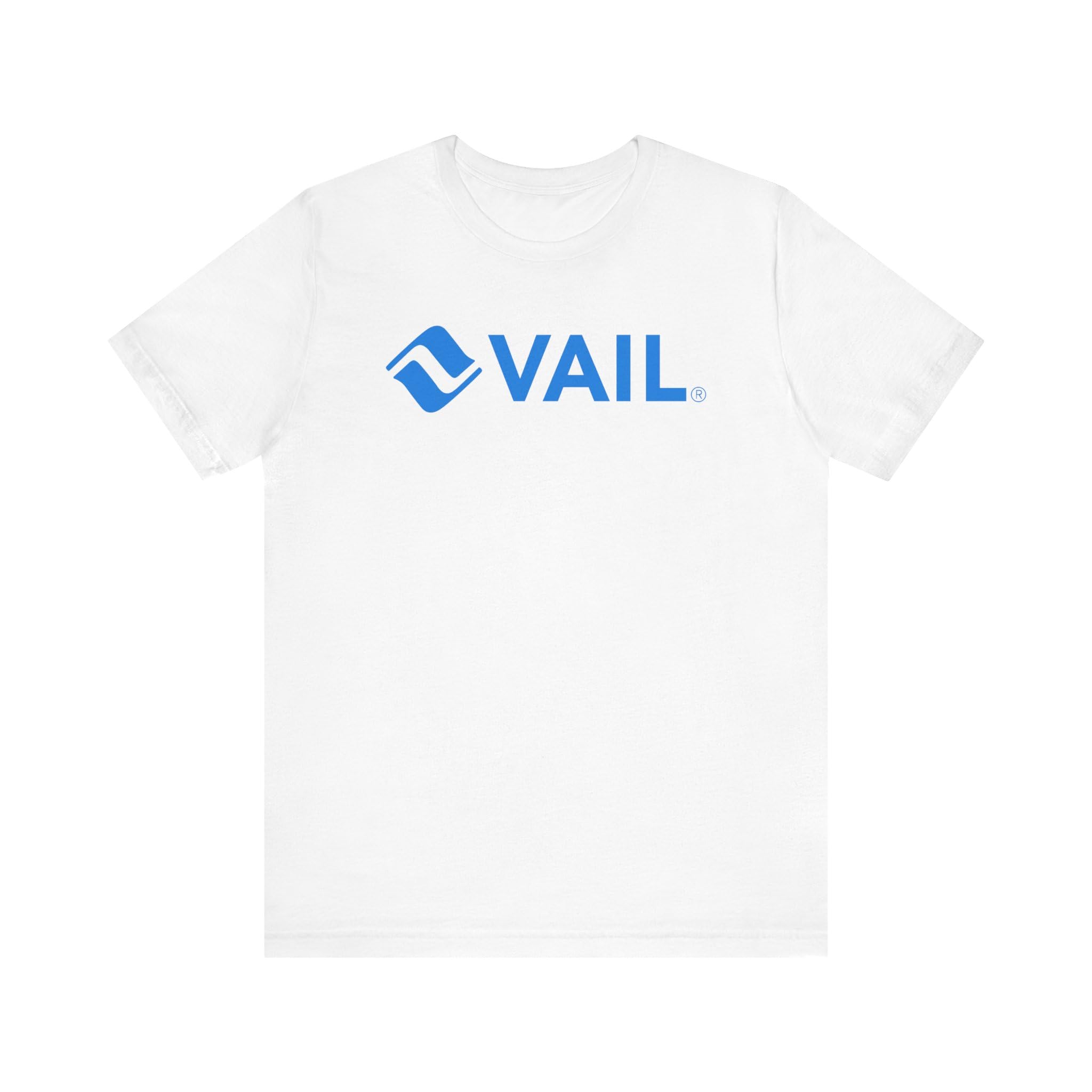 Classic Vail Colorado Logo (Blue) T-Shirt | Heather Blend
