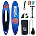 Suprfit Planche de Stand Up Paddle Gonflable | Style Halia Blue: 330 x 78 x 15 cm, Poids Maximal de 130 kg | Planche de Sup, Sac de Transport, pagaie, Leash de sécurité, kit de réparation
