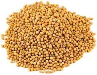 JALPUR MILLERS Yellow Mustard Seeds–whole spice with Mild Heat & Tangy Flavour–Whole Mustard Seeds for Cooking, Pickling, seasoning and Homemade Mustard – Natural Immunity Booster super Spice-200g