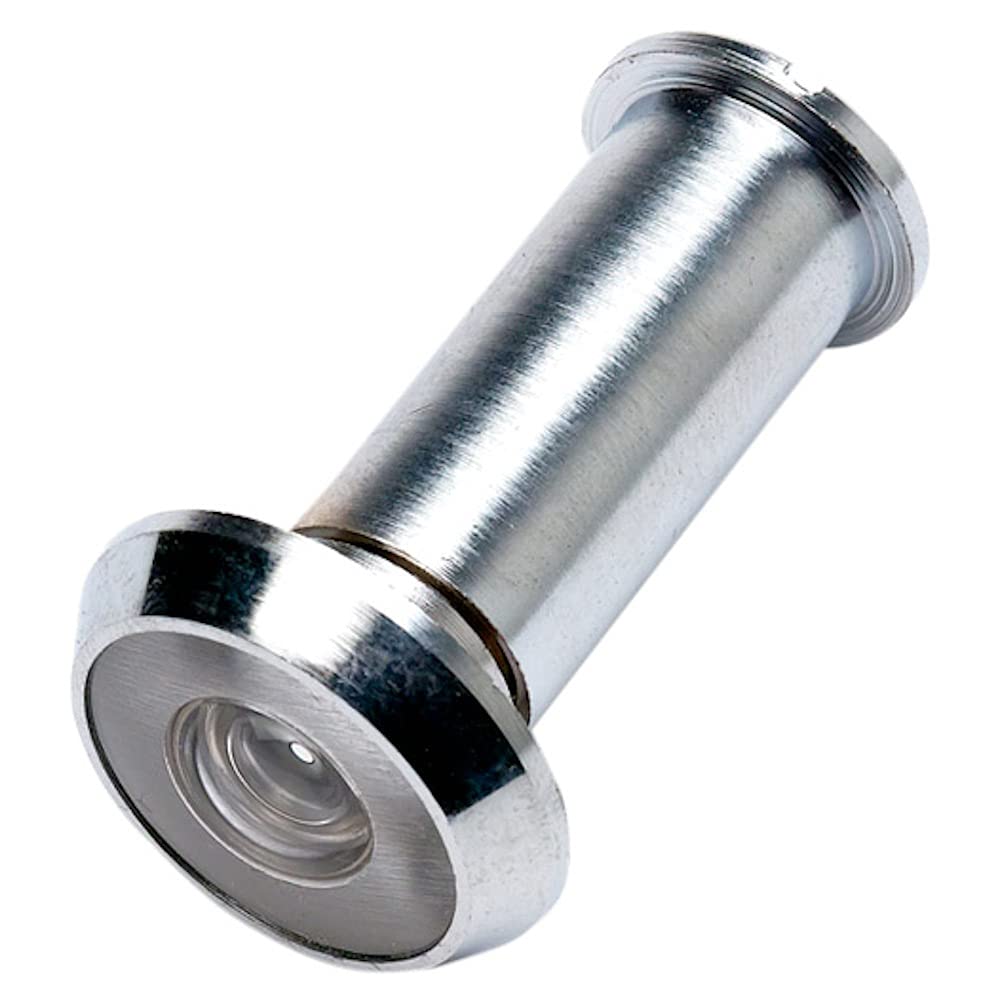 Merriway Chrome Plated Bh05836 180 Degree Wide Angle Security Door Viewer