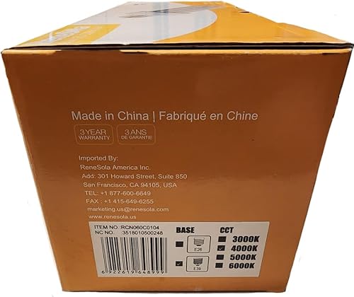 Miniatura 5 de -Luz de maíz LED-60W-4000K-E39-RCN060C0104