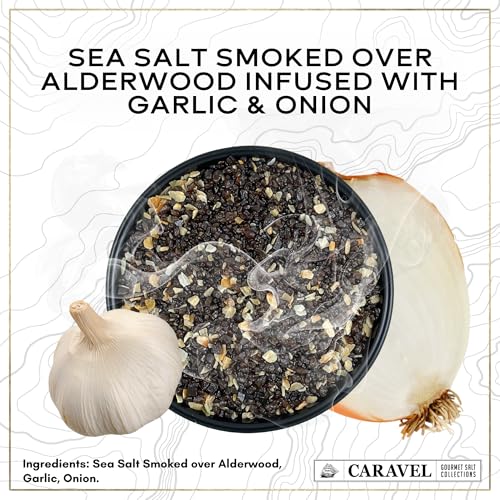 Pack 2 Sal Marina Ahumada con Ajo, Cebolla y Tocino 227 g miniatura 2