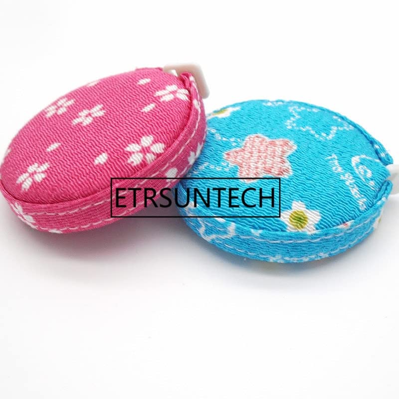 150CM New Portable Ruler Tape Measure Fabric Covered Tailor Ruler Sewing Tools Accessories QW7239
