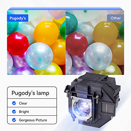 Image of A+ ELPLP96 /V13H010L96 Replacement Projector Lamp Bulb for Epson Powerlite Home Cinema 1060 2100 2150 660 760HD VS250 VS350 VS355 EX3260 EX5260 EX7260 EX9210 EX9220 X39 W39 S39 107 108 109W 1266