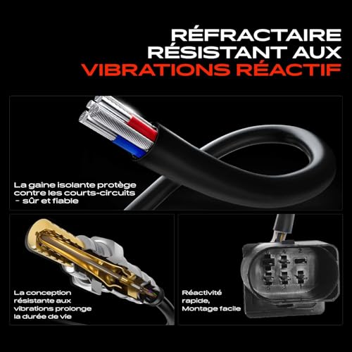 Capteur d'oxygène sonde lambda de remplacement 250-25004 pour A4 8D2