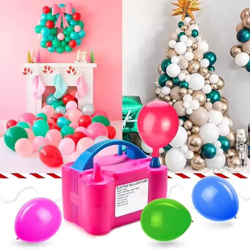 Image of Electric Balloon Pump, High Power Portable Balloon Inflator (AC220-240V 600W),Electric Air Pump Balloon Inflator for Party, Wedding, Birthday and Festival Decoration