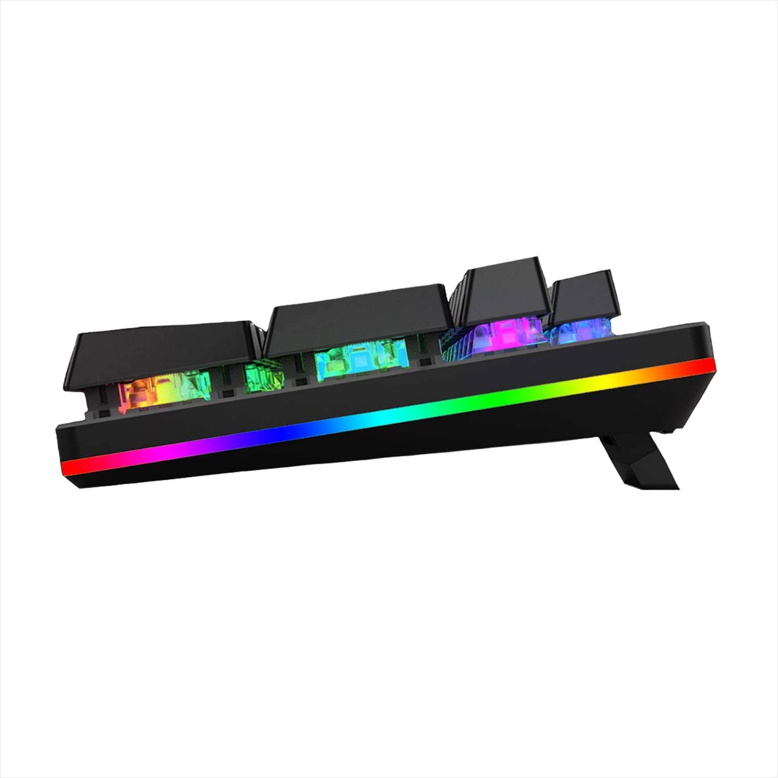Noua Raid Tastiera Meccanica Gaming Switch Ottici RGB ITA 105 Tasti | Anti-ghosting, USB, 12 Tasti Multimediali, Retroilluminazione RGB Software, Antiscivolo