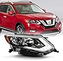 AKKON - For 2017-2019 Nissan Rogue OE Halogen Headlights Housing with LED DRL - Right Passenger Side