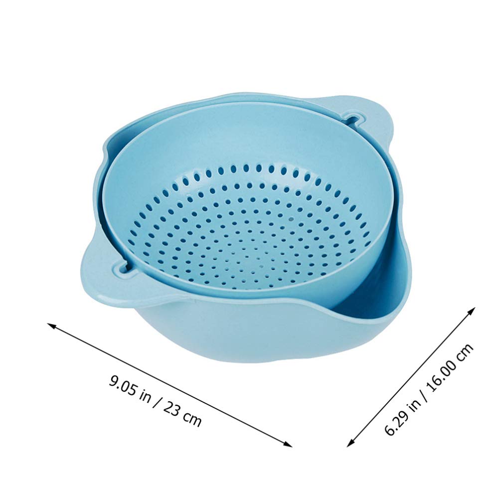 Cabilock Multi-Functional Drain Basket Washing Basin for Kitchen Fruit Vegetable Basket Strainer Home Decor