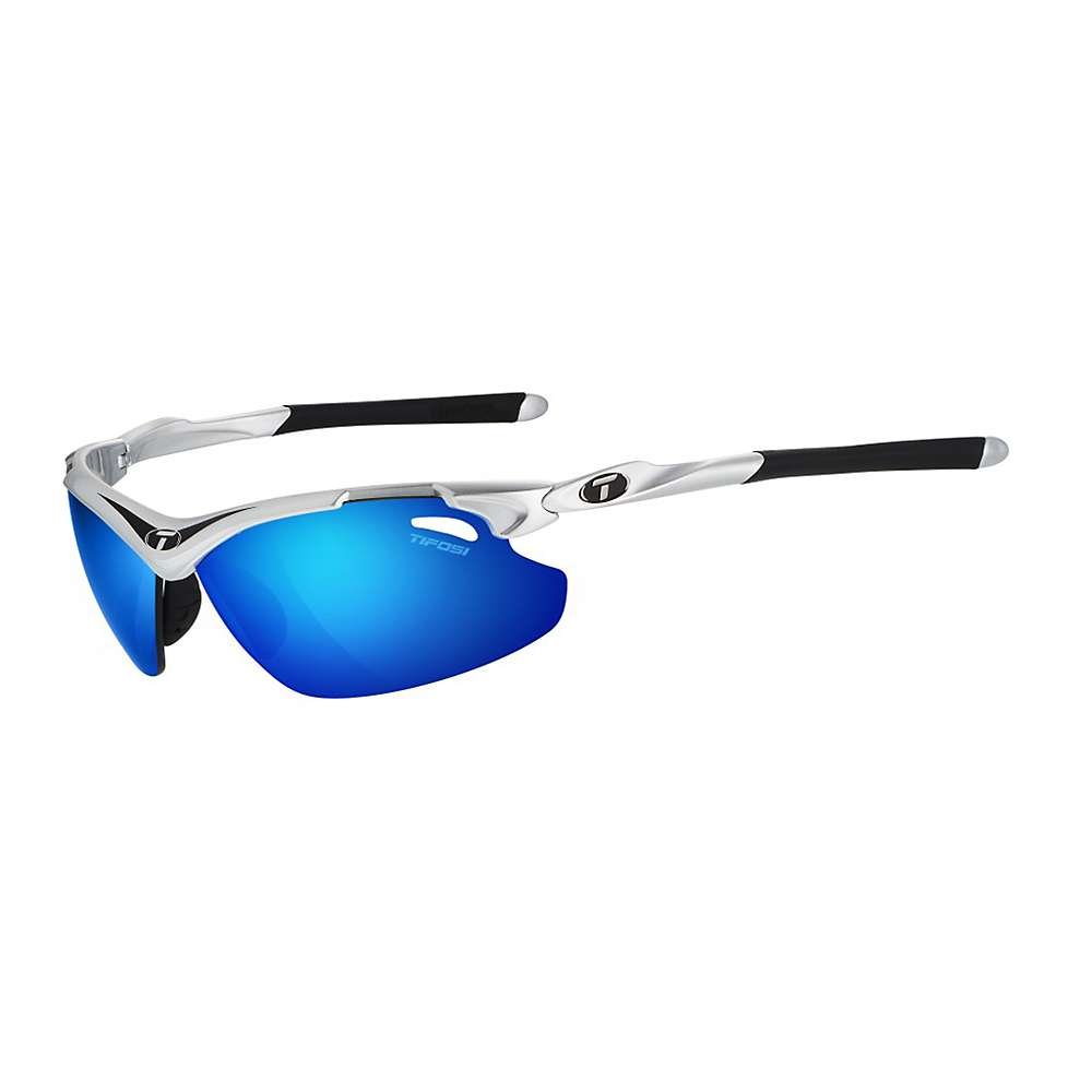 Race Black/Clarion Blue Polarized : Tifosi Tyrant 2.0 1120504955 Polarized Wrap Sunglasses
