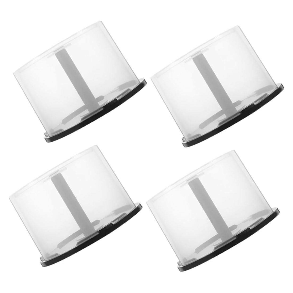 PRETYZOOM 4Pcs CD DVD Storage Bin Space Saving Organizing Bucket for Easy Access Modern Design for Home Office Car to Discs Efficient Media Storage