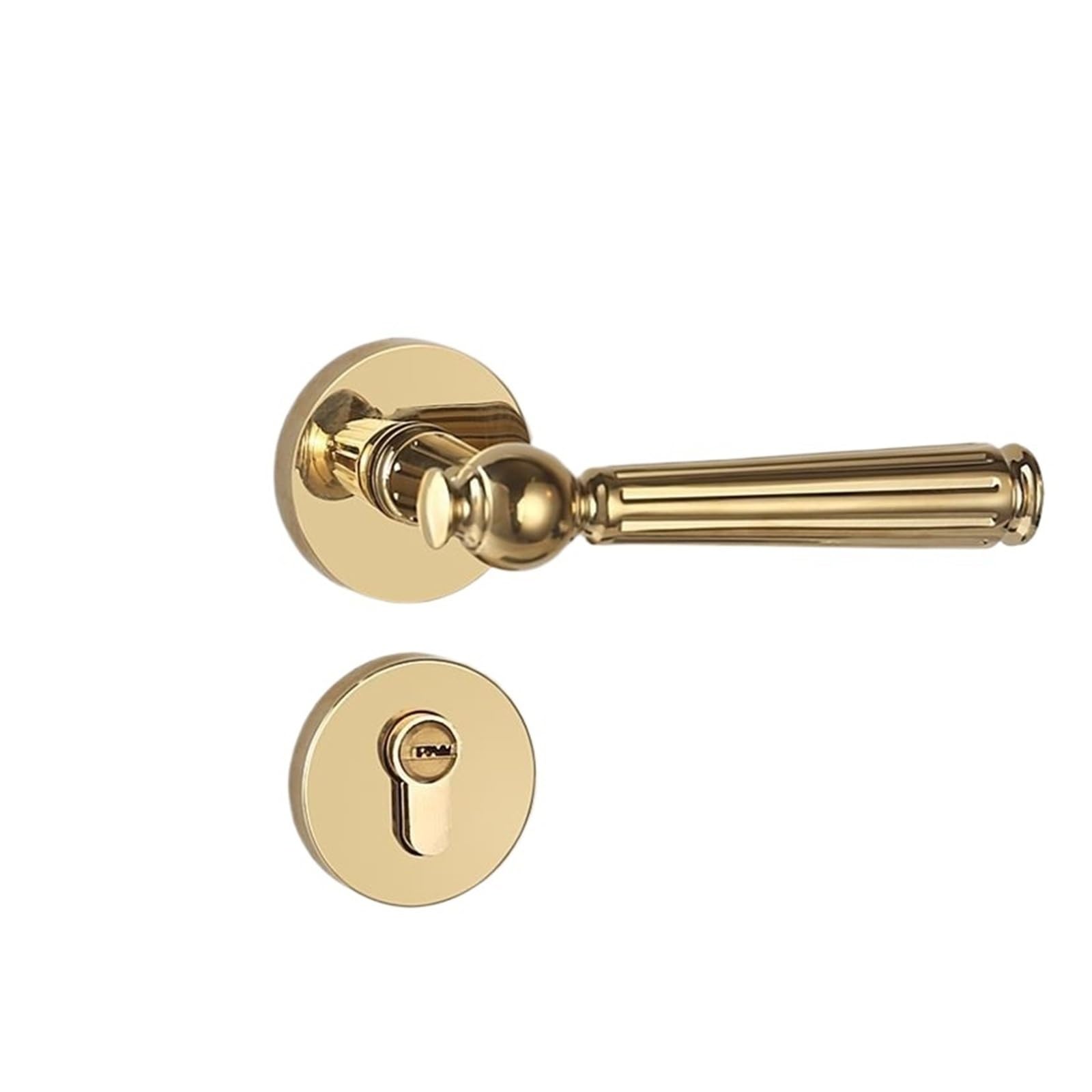 OPTEPYOE French Style Wooden Door Lock Silent Split
