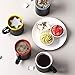 LIFVER 12 Ounce Coffee Mugs Set of 4, Ceramic Porcelain Mug Set for Coffee, Tea, Milk, DIY, Cocoa, etc. Microwave and Dishwasher Safe, Multi