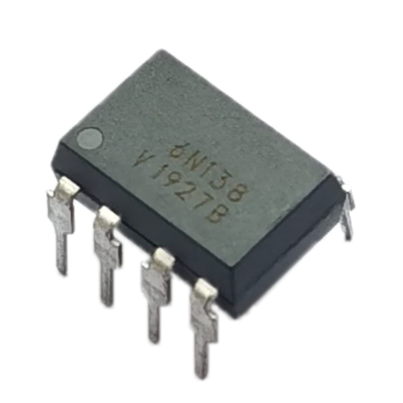 Lot de 10 optocoupleurs 6N138 138 6N haute vitesse, 100 kBd, faible courant d'entrée, sortie photodiode Darlington, 8 broches.