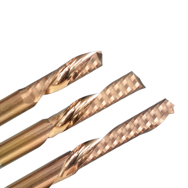 Fresa De Corte Descendente, Fresa De Carburo Con Revestimiento De TiCN, Fresa De Extremo De Flauta Única,8x8x35x85