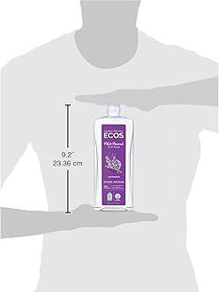 Earth Friendly Products ECOS Dishmate Dish Liquid, Lavender 25 oz. (Pack of 2)