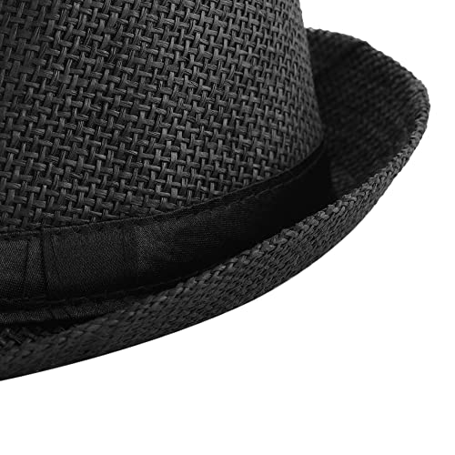 Sombrero Fedora Unisex de Paja Verano Panamá miniatura 5