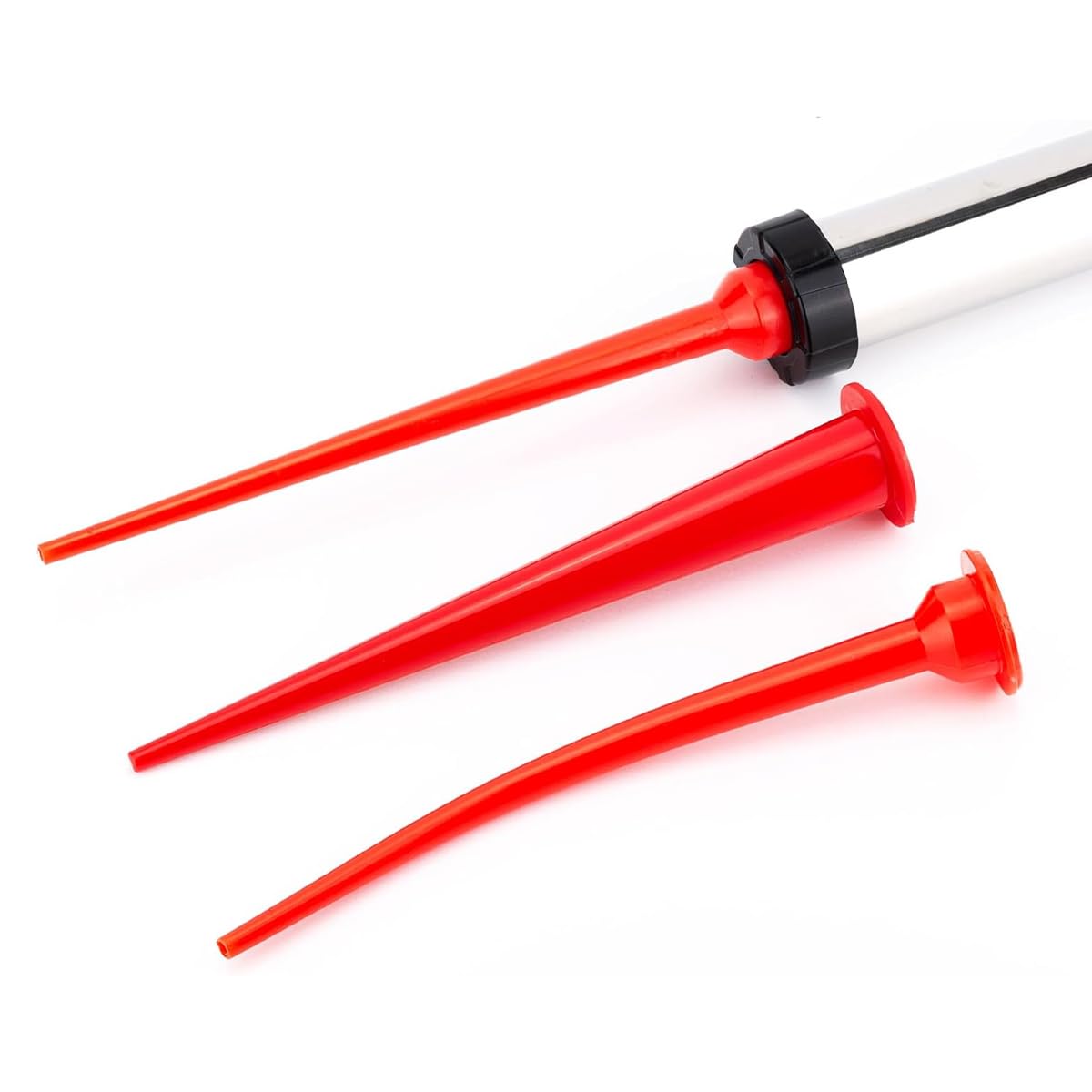 3 Pezzi ugello per calafataggio in Silicone, Uno Dritto e Due curvi