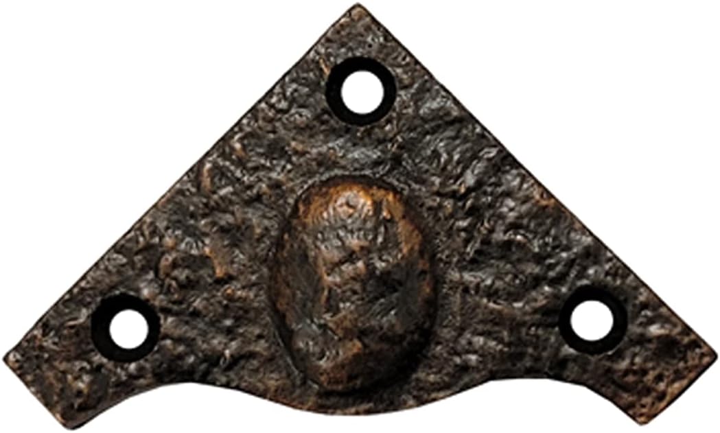 Adonai Hardware Bamah Black Antique Iron L-Corner (Supplied as 4 Pieces per Pack) - Oil Rubbed Bronze