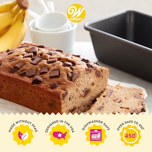 Wilton 2105-6240 Advance Select Premium Non-Stick Bread Loaf Pan, 9.25 X 5.25 Inches, Steel thumb #2