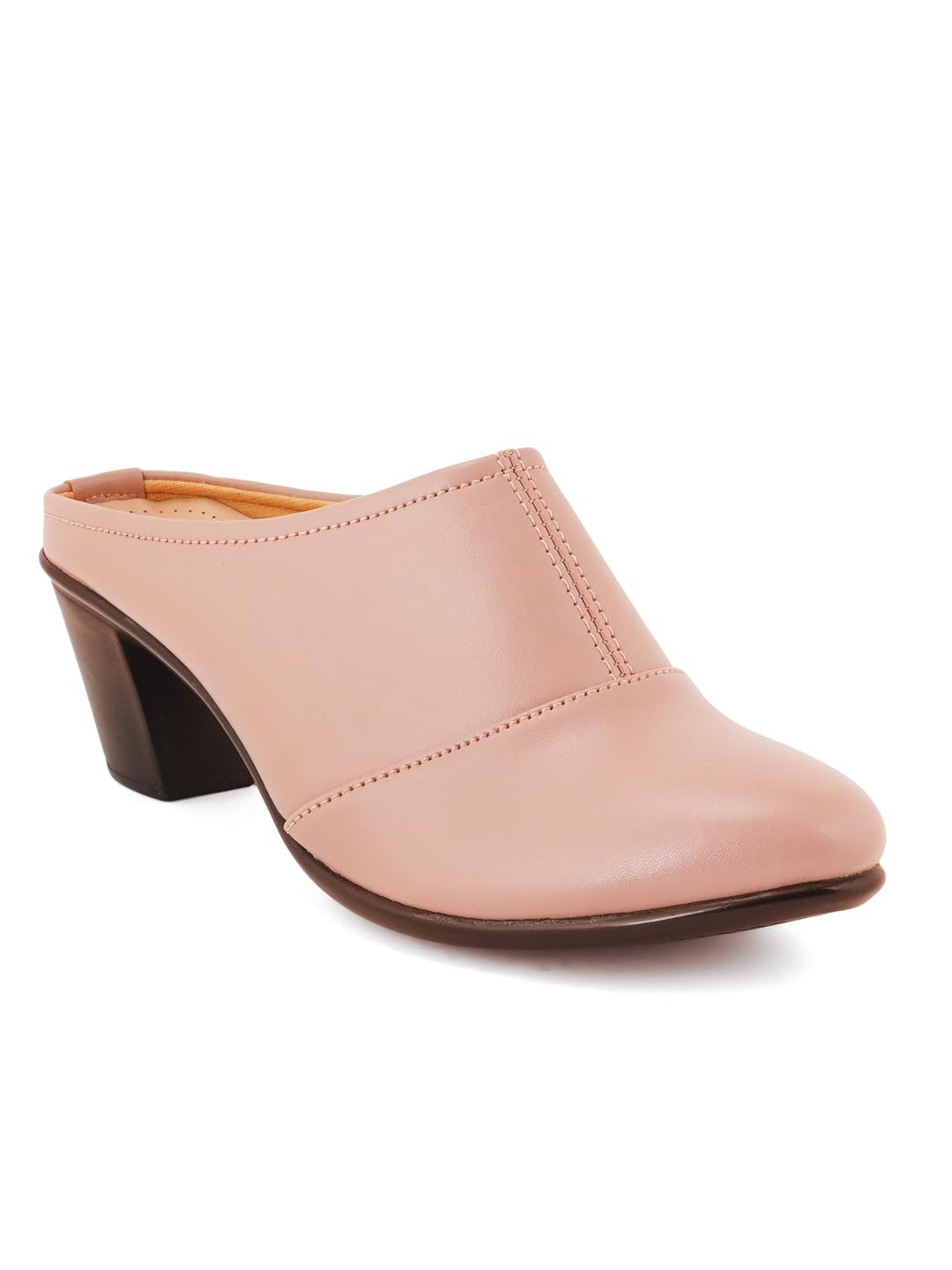 elle Women's Slip-On Block Heel Mules-picture-33