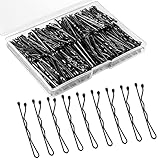 250Pcs 1.38 Inch Mini Bobby Pins, Small Black Bobby Pins Hair Bobby Pins for Buns Hair Pins for...
