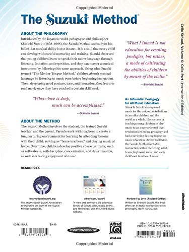 Suzuki Cello School Cello 6: Cello Part [Lingua